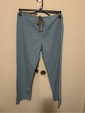 Women's Light Blue Drawstring Scrub pants
